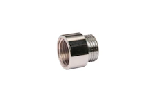 STRAIGHT CONNECTOR F/M DZR 3/8x15 CHROME
