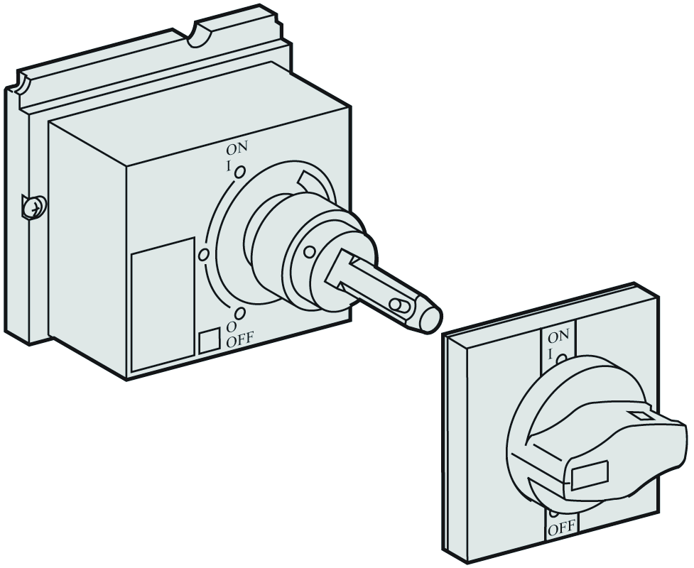 schneider electric Kompaktikatkaisija compact 28052 ns80h-ma ovikytkin