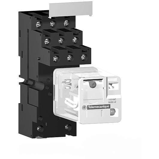 schneider electric Plug in relay rum 24vdc 3c/o 10a, 11 pole le