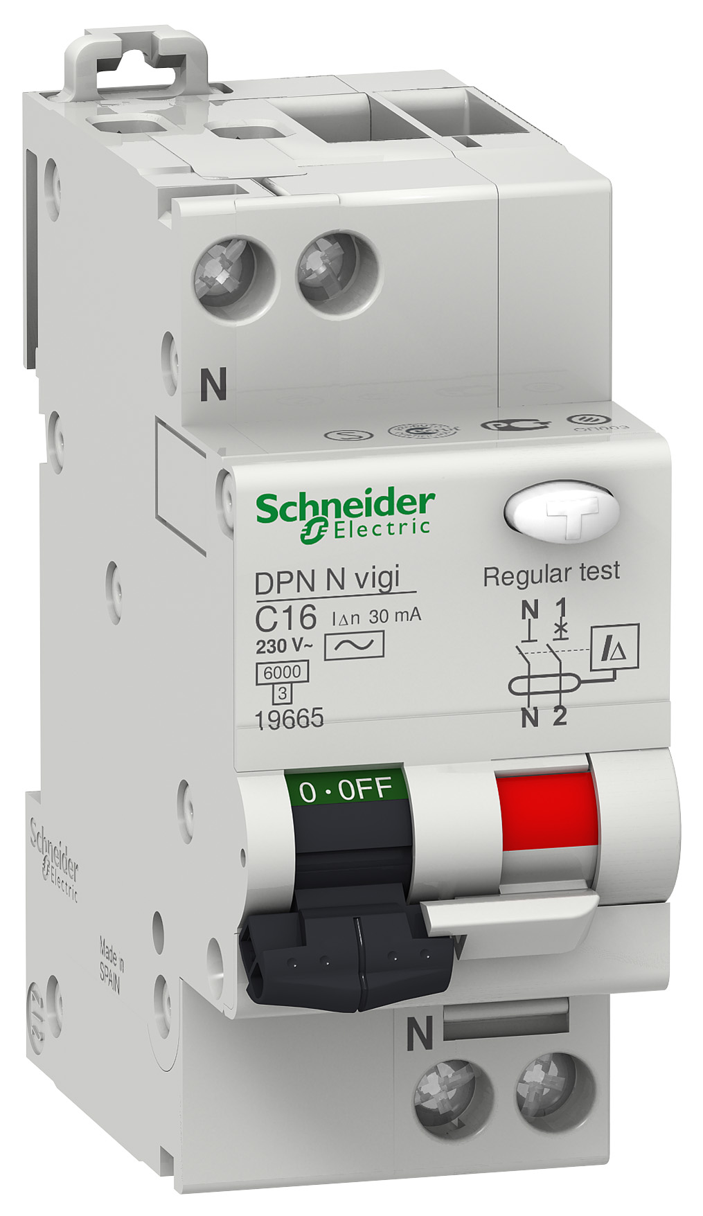 schneider electric Vikavirtasuojakytkin schneider 19651 2b6 30ma