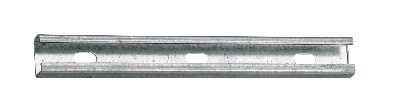 CABLE CLAMP BAR KKKS HOT DIP GALV., SLOT 11 MM