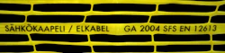 WARNING NET ELETRIC CABLE GA30 (30CM X100M) YELLOW