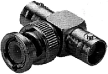 ADAPTER BNC T-ADAPTER MALE - 2XFEMALE
