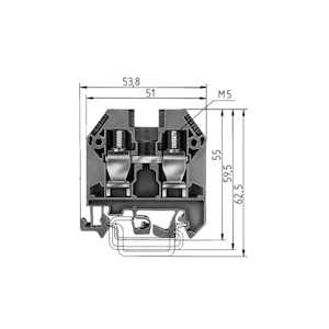 efa elektro Wkn 10/u gjennomf.klemm-v0 57.510.0155.0 wieland