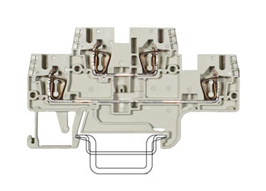 wieland Endplate apfn 2,5mm gr apfn 2,5e green