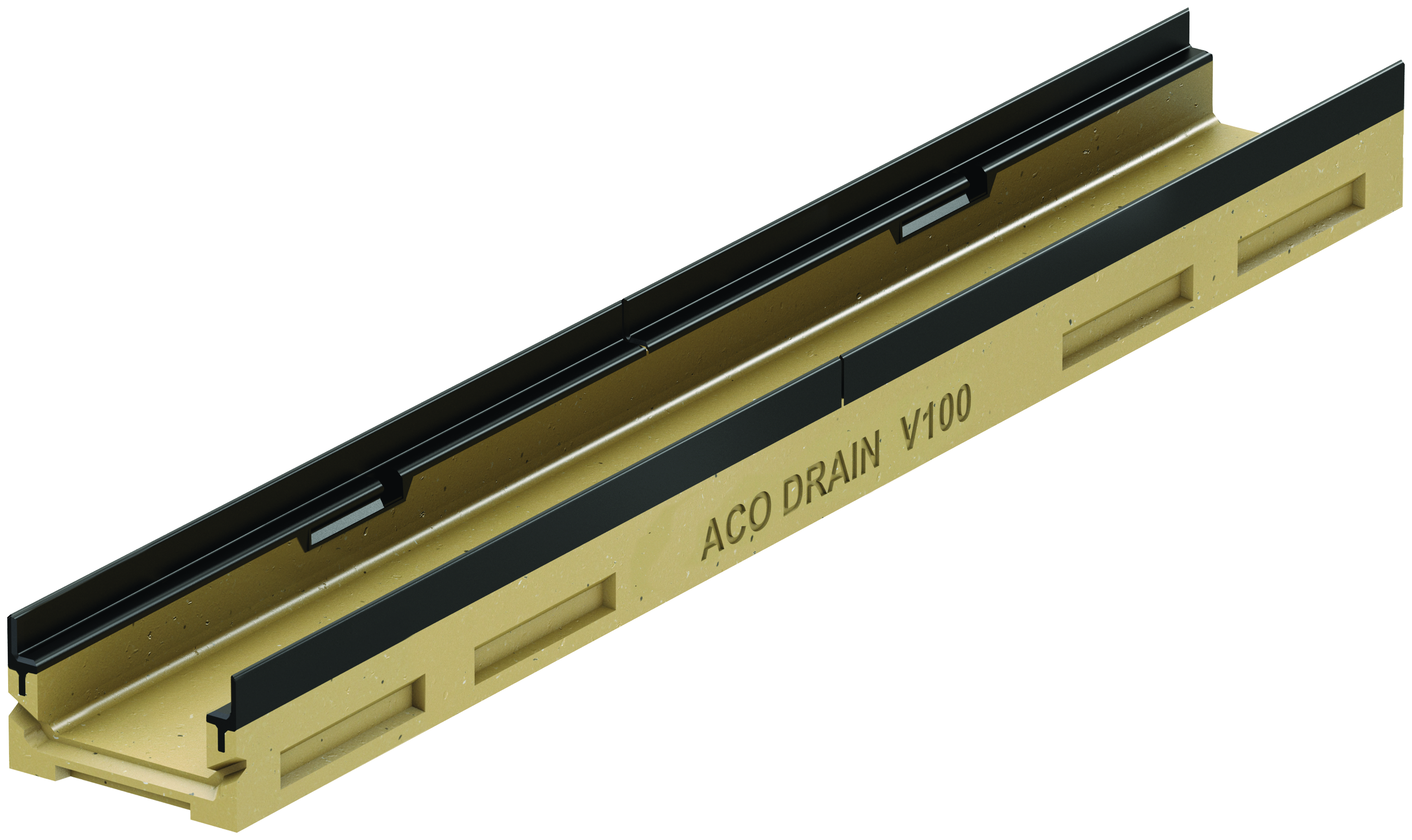 aco Linjakuivatuskouru aco v100g 8cm matala, 1.0m
