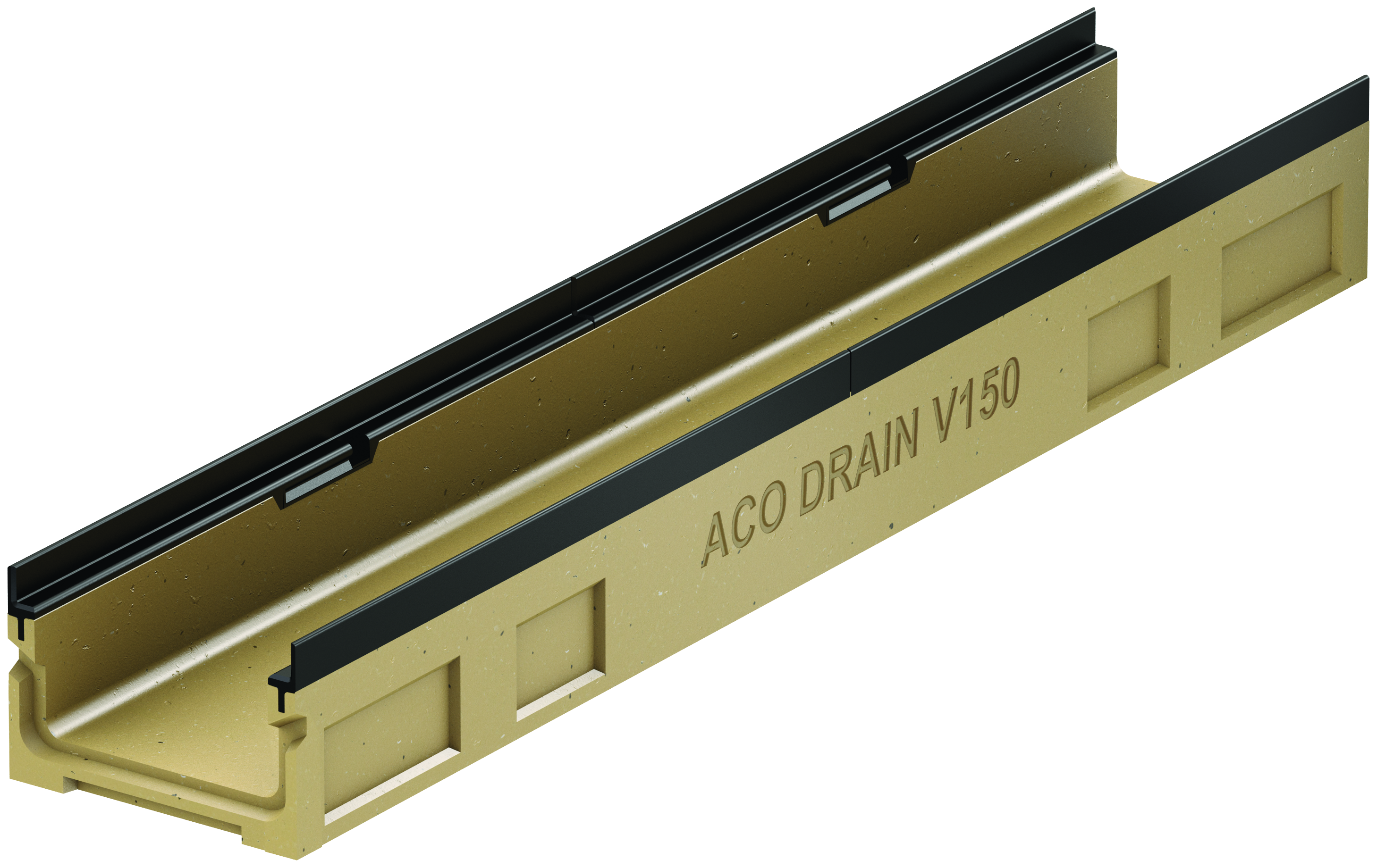 aco Linedrain channel aco v150g low 12cm, 1.0m, dn100