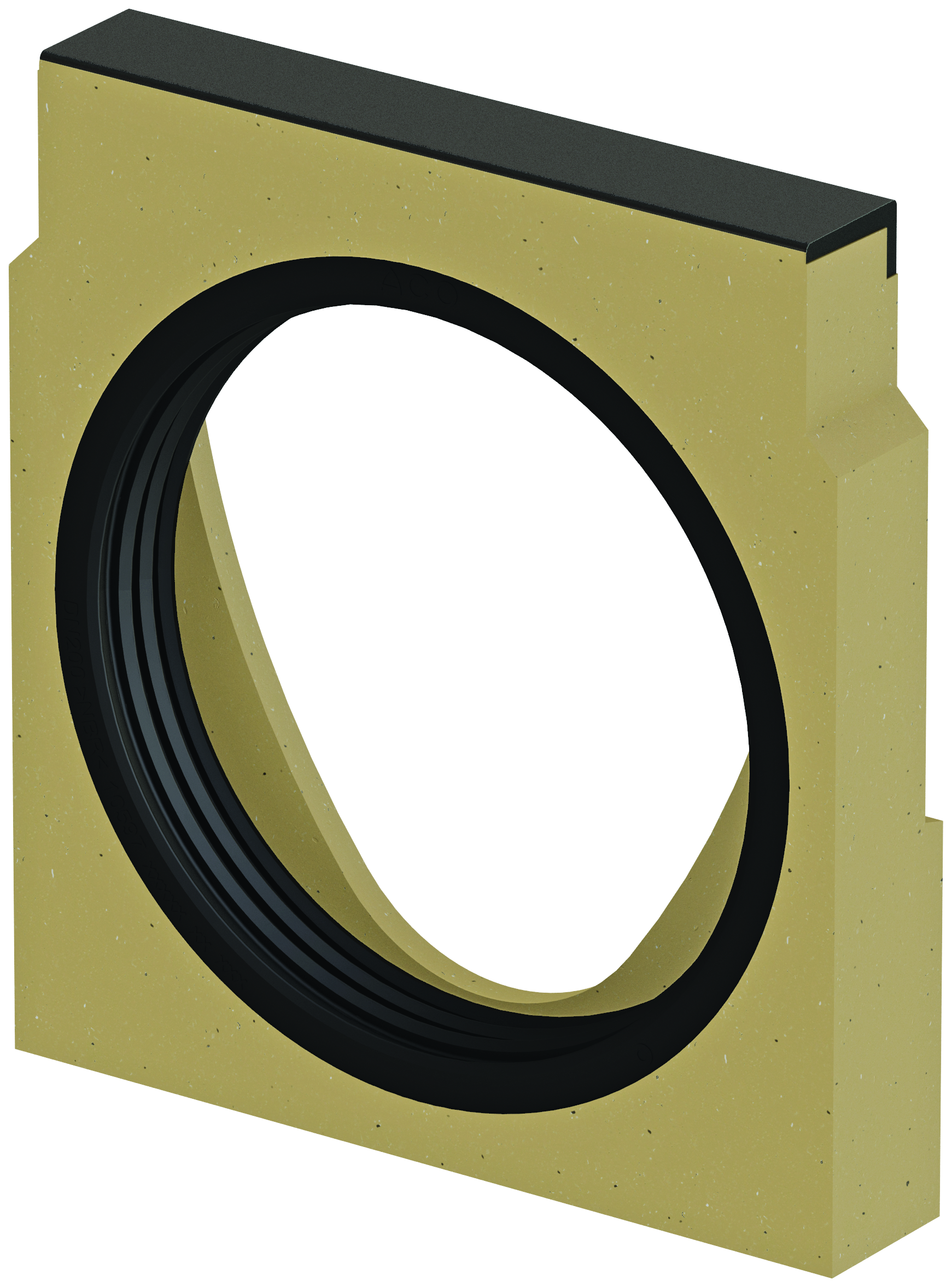 aco Linedrain channel end cap v200g dn150 typ10