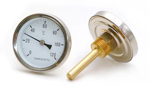suomen lämpömittari Bimetalltermometer 1/2 x 63, l=60 mm, 0-120c