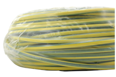 SILICON LEAD HEAT RESISTANT SIF 16 +180C YELLOW/GREEN R100