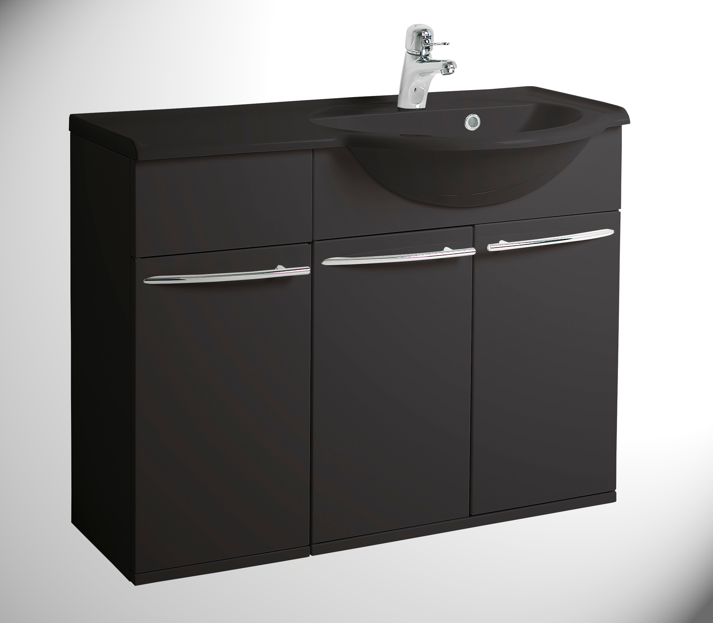 polaria Vanity top polaria plana 8090 right marble black