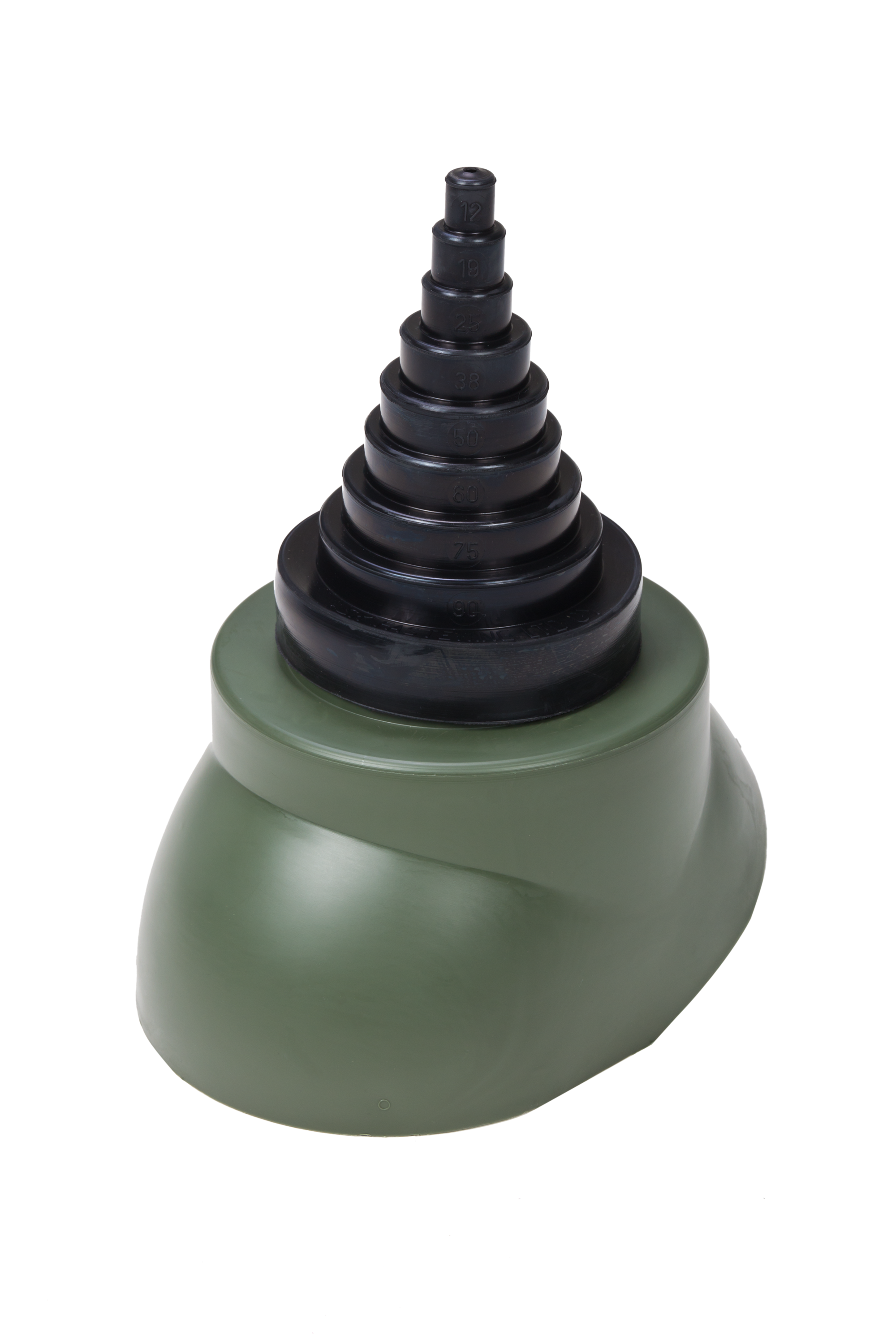 vilpe Aerial sleeve vilpe rubber 6-90 green