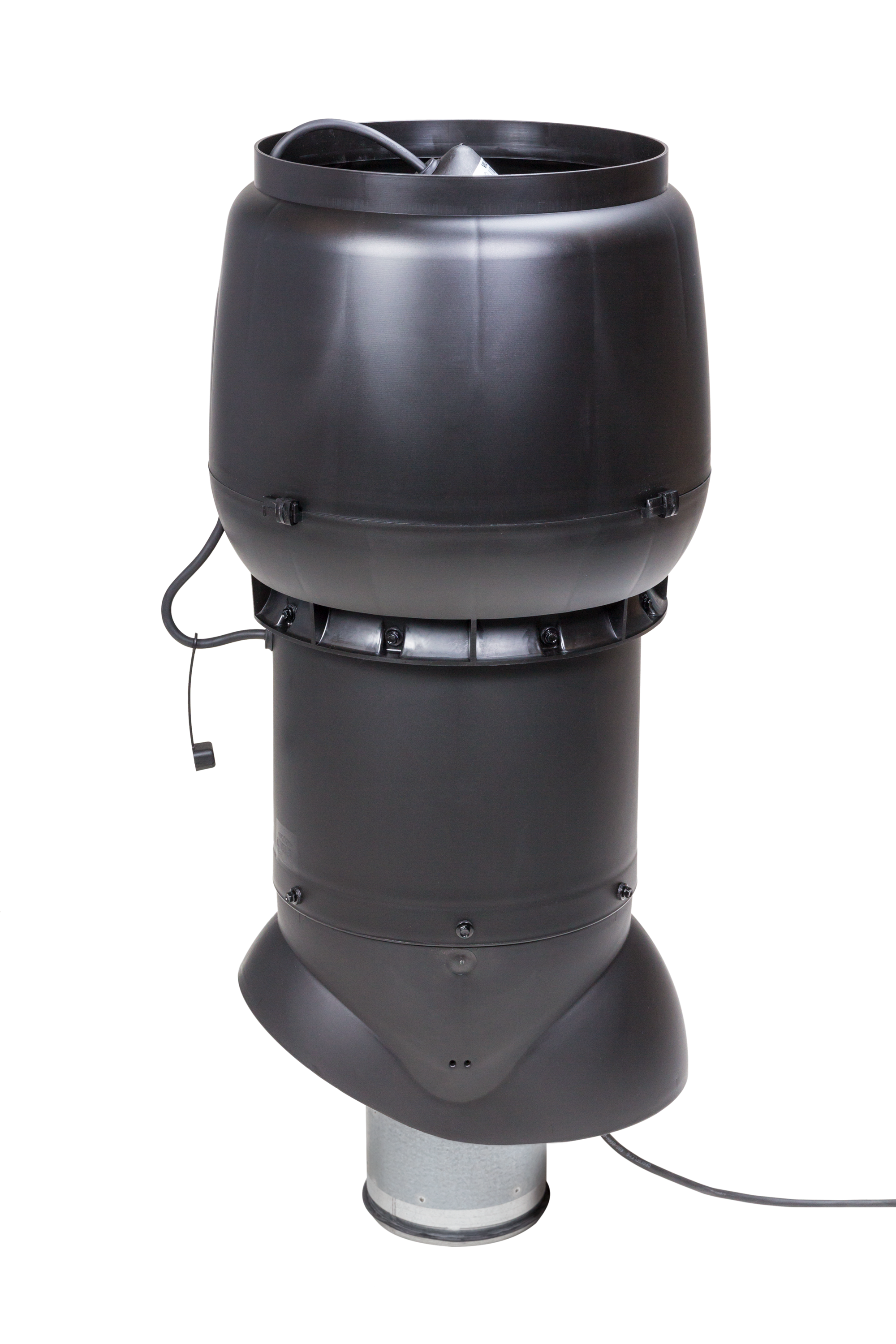 TAKFLÄKT VILPE E220P/160/700 SVART XL