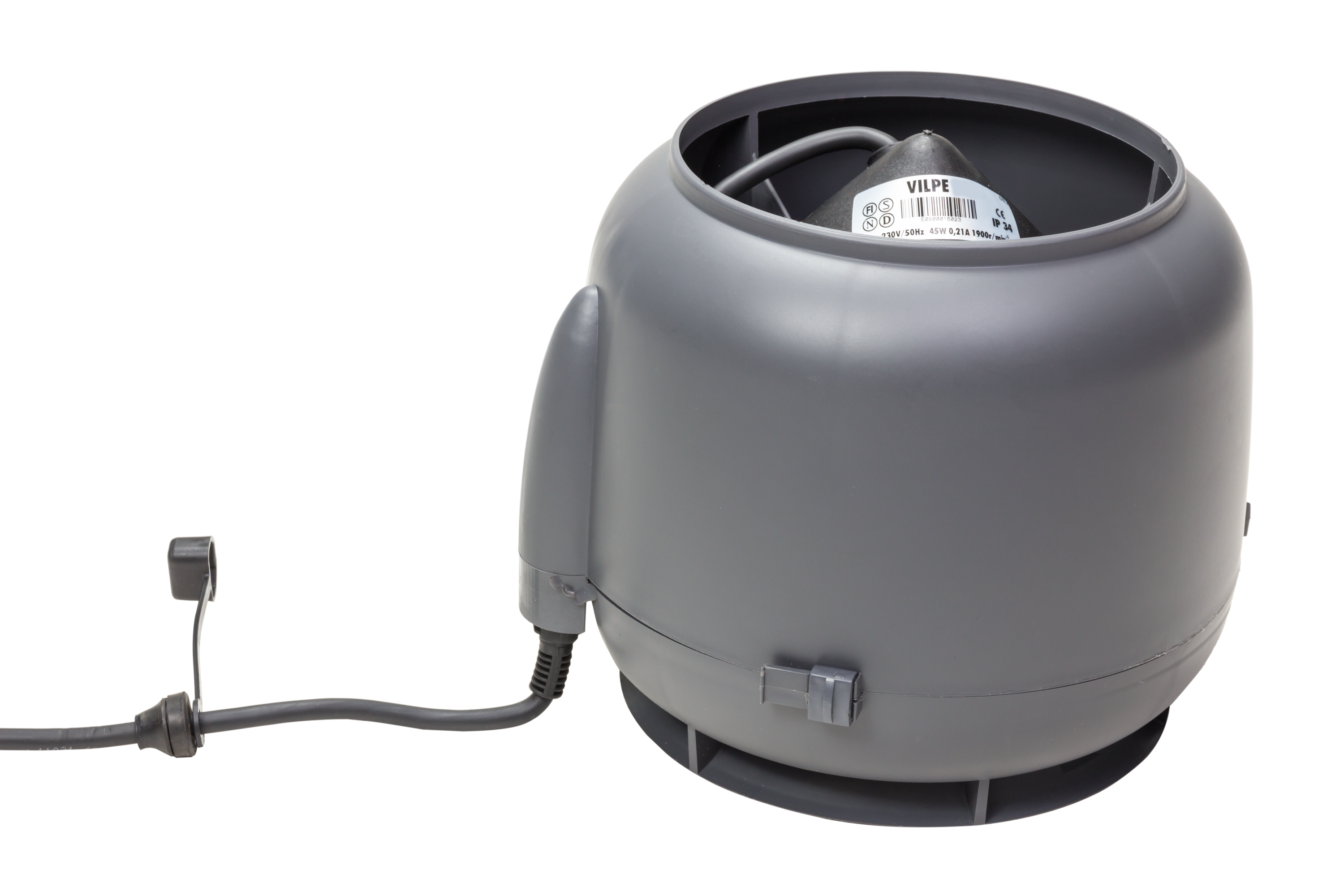 vilpe Radon roof fan eco 110s gray