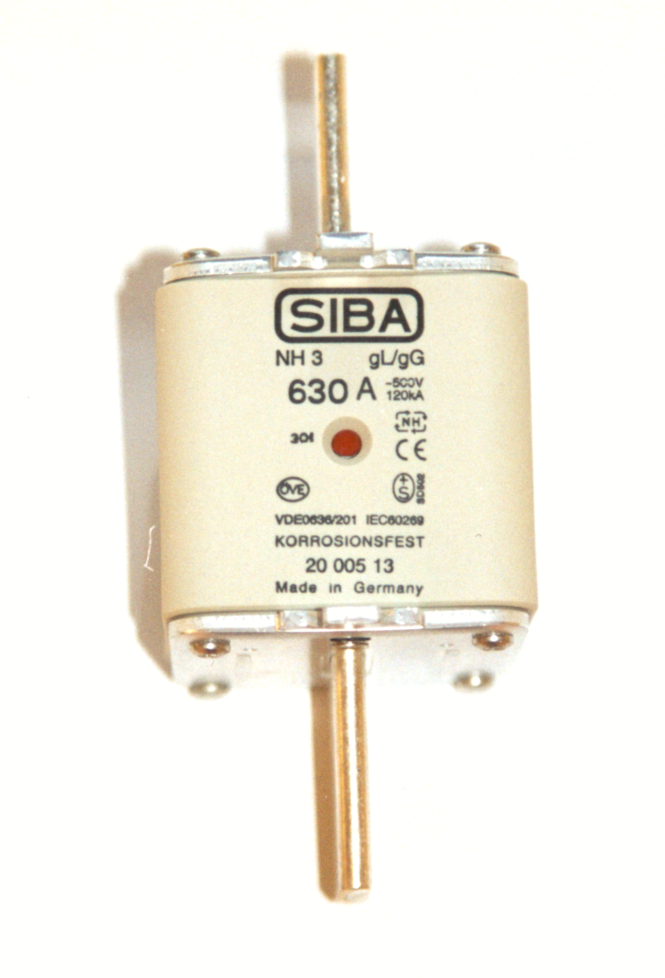 HRC FUSE-LINK SIBA 3/500 3 630A 2000513.630A 500VAC
