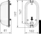 ensto Bastuarmatur avh15 ip44 c35/e14 1x40/60w