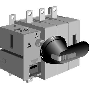 abb Load break switch rotary oetl 400 d 1 kuormakytkin