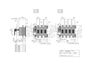 abb Kuormankytkin vääntö abb oetl200k4 4-nap ac22 400v/200a