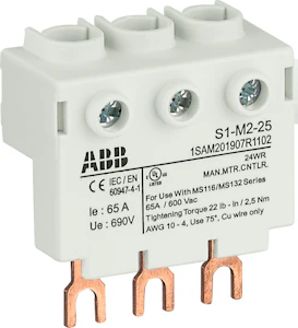 abb Syöttöliitin abb s1-m2-25 korkea 65a 25mm2