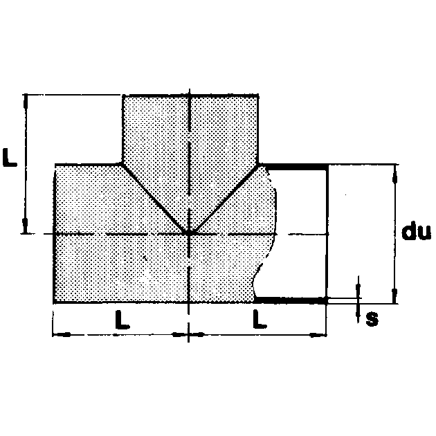 onninen T-piece welded en 10253-3 33,7 x 2,0 1.4432