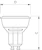philips Led-lampa ledspot d 5,5w/830 gu10 25d