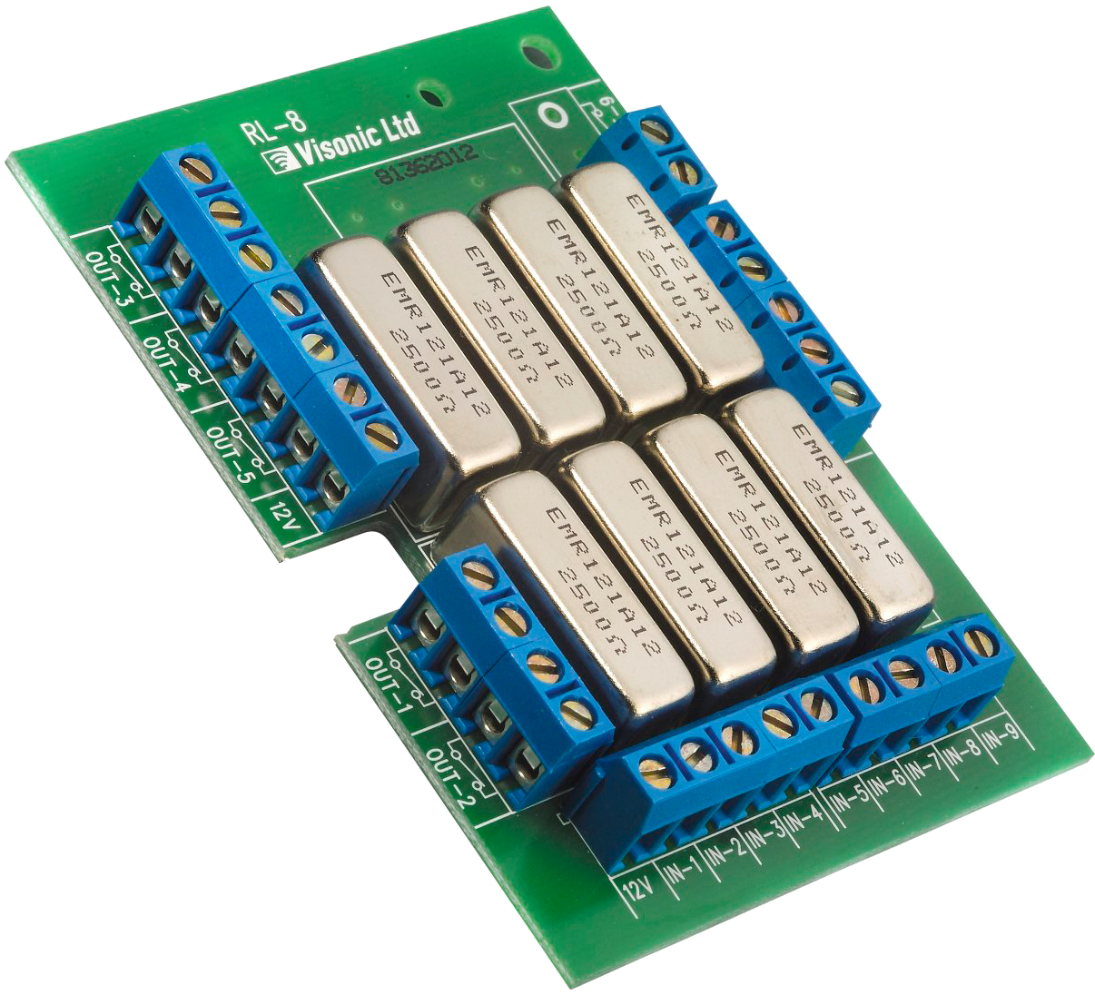 fsm Vastaanotin langaton fsm rl-8 8 releen ulostulokortti