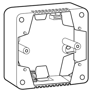 abb Installeringsdosa påputs 1-delad 2551-510-212