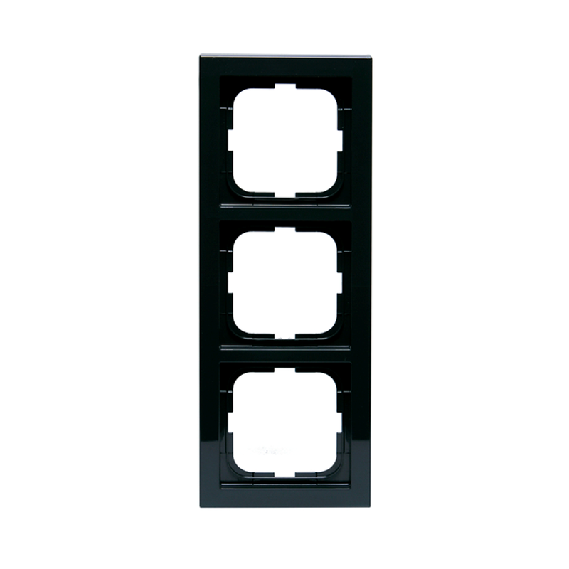 abb Cover frame 3-gang,85mm,anthr,impressivo