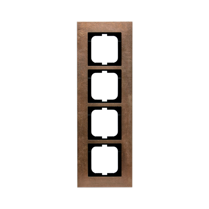 COVER FRAME 4-GANG,85MM,BRONZE,CARAT