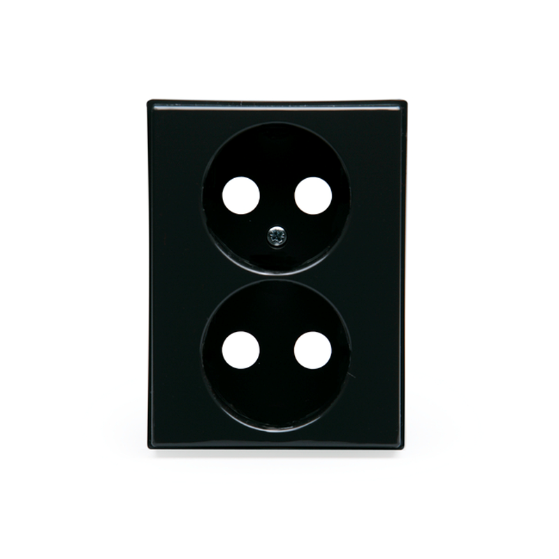 abb Centre plate impressivo soc.outl. not earth, 2-g, antr