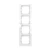 abb Ramme axcent 4-hull 91 mm hvit