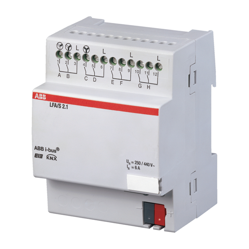 abb Tuloyksikkö knx abb 5-por. puahl.k. 2ohj. 6a, 230v