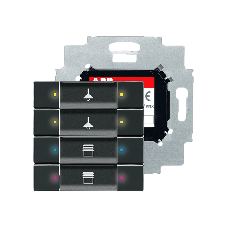 PUSH-BUTTON KNX ANTHRACITE