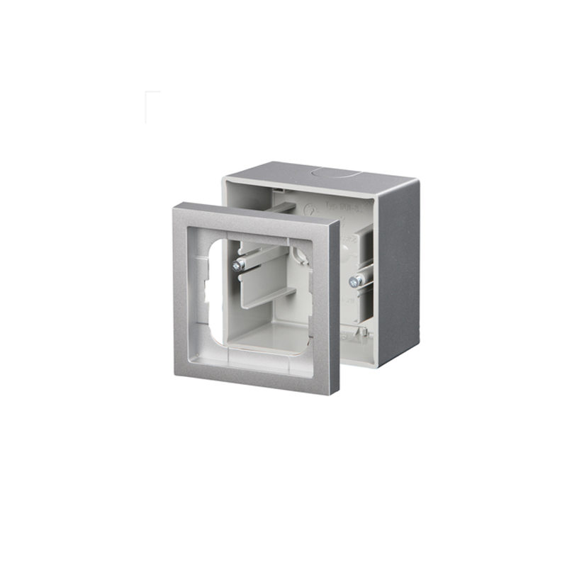 abb Mounting frame 1-gang, 54/80mm, aluminium