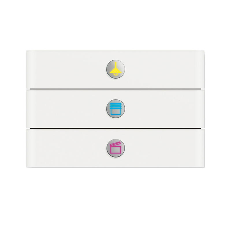TRYCKKNAPP KNX PRION 3-polig VIT
