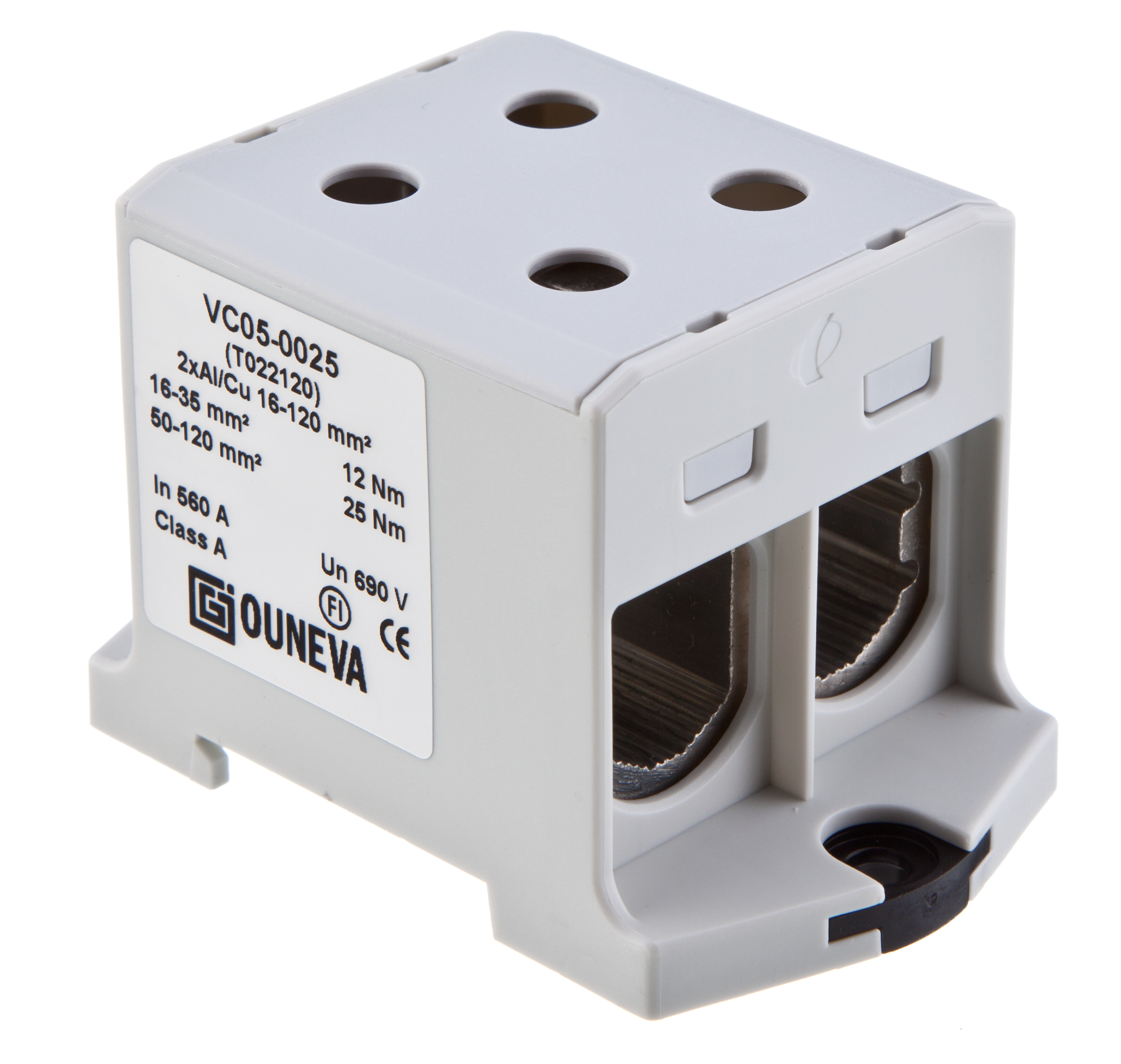 ouneva Connector 2xal/cu, 16-120mm2