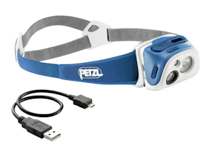 petzl Head-/helmet torch led tikka r+ blue accu