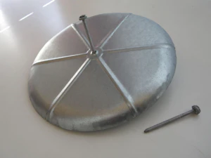 haldor Pylväshattu 190mm galvanoitu pelti
