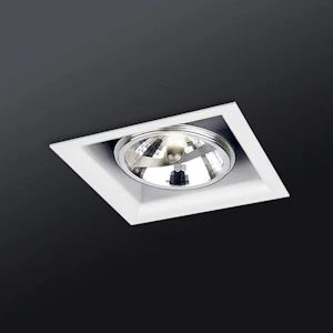hide-a-lite Downlight armatur arkos 1x35-50w/12v vit