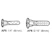 toggler Universal plug alligator 6mm 100pcs