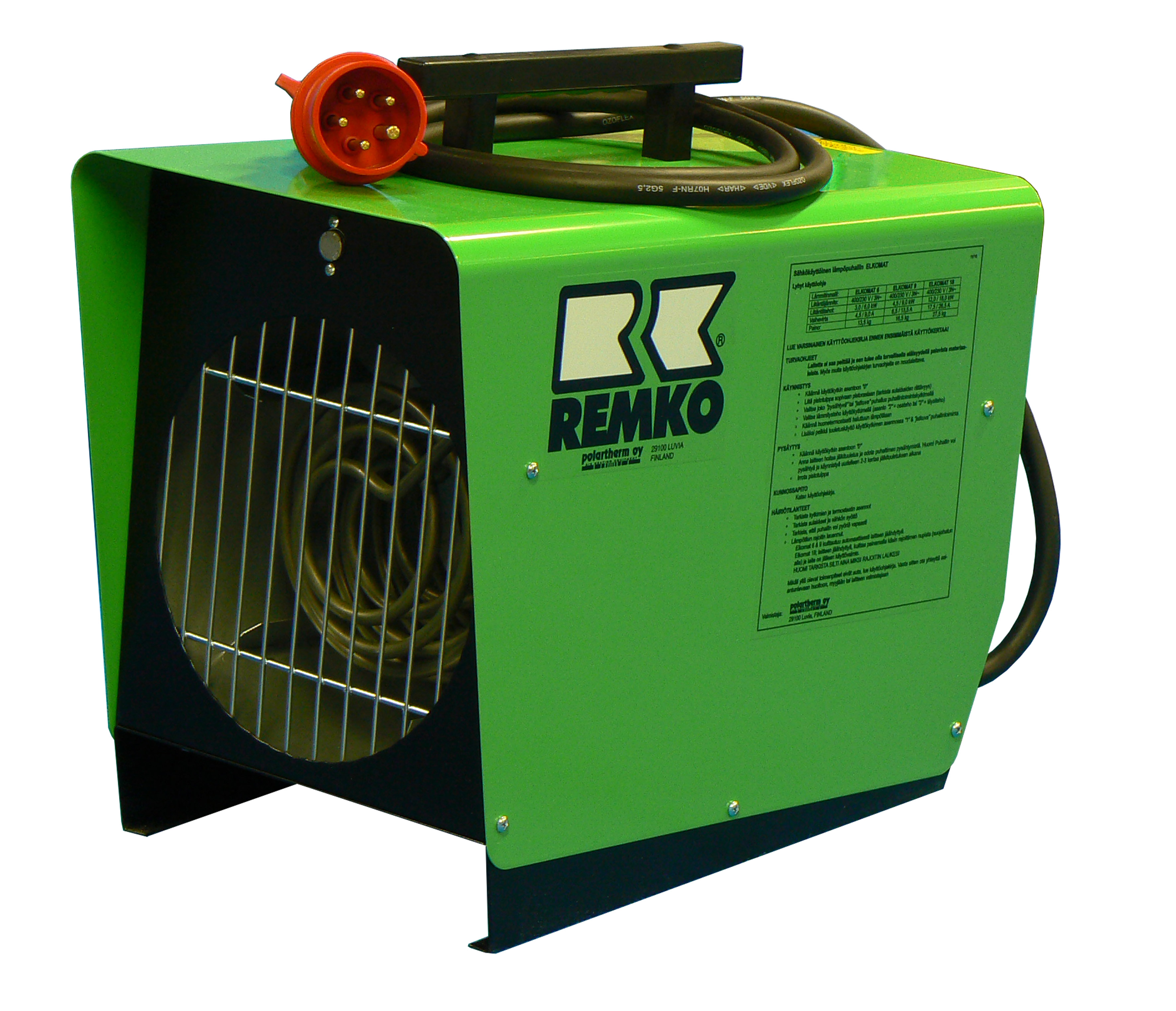 remko Electric fan heater elkomat 6kw