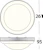 defa lighting Yleisvalaisin pinta astro 260 gls 60w nat.alum