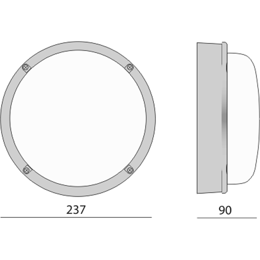 defa lighting Protect utomhusarm ip65 p001 tcf124 p/m/v