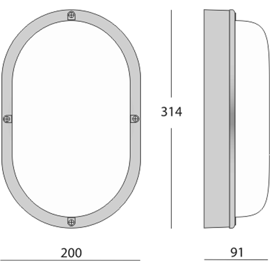 defa lighting Protect outdoorlumin ip65 p002 tcf136 p/m/v