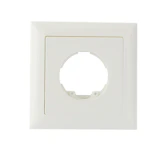COVER PLATE INDOOR 140-L RAL 9010 GLOSSY