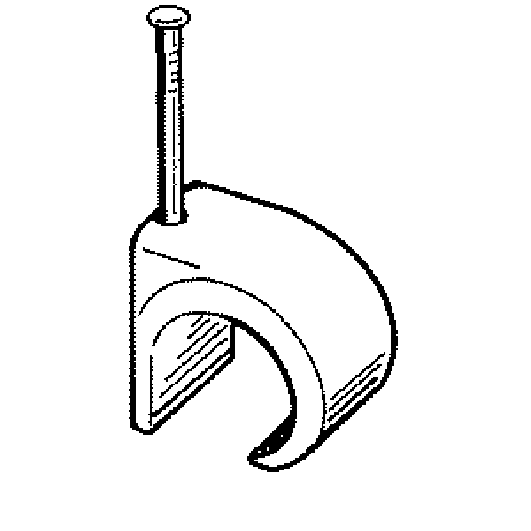 onnline Onnline nail bracket oc 7-10 brown 100 pce / bag