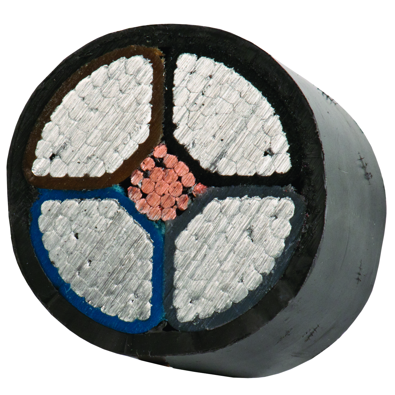 nexans Aluminium power cable-hf axq easy 1kv 4x95al+29cu t500