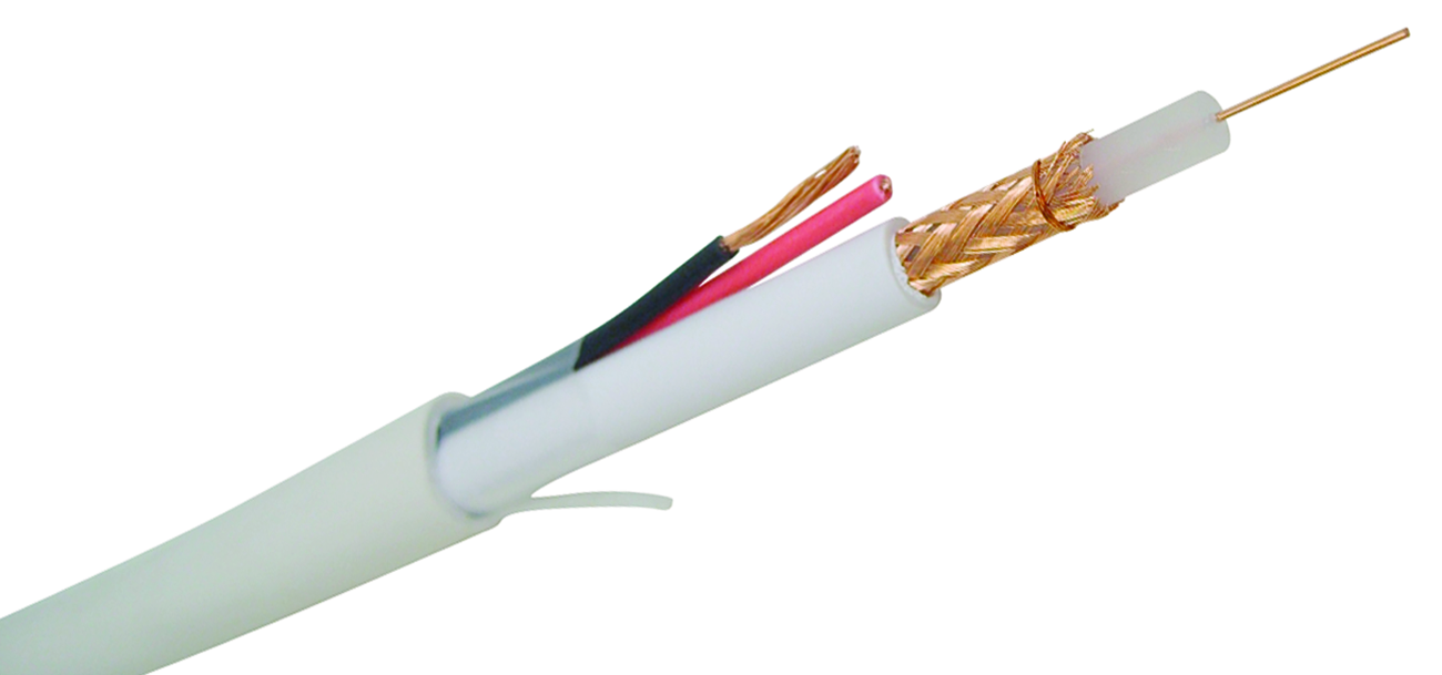 nexans Antenna cable-hf rg59 lszh + 2x0,75 pk500