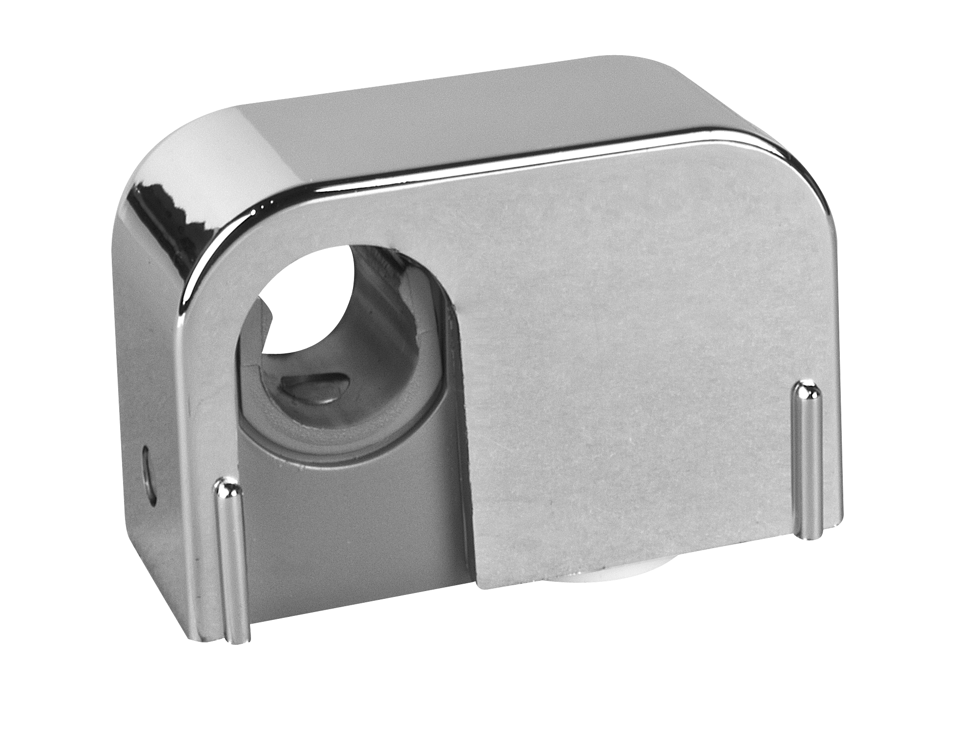 faluplast Tube clamp single snap 1-pipe 12-15 mm chr.10pc