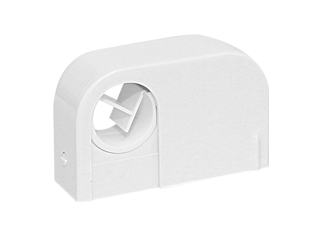 faluplast Tube clamp single snap 1-pipe 18-22 mm white 10pc1415